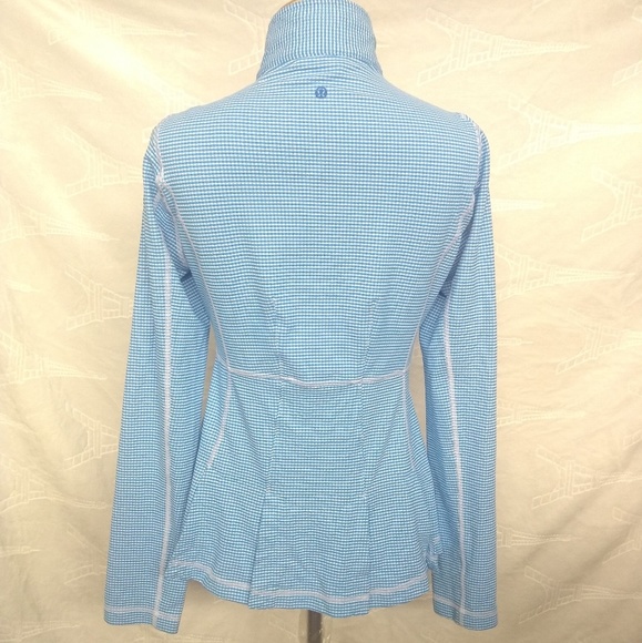 Lululemon Blue White Knit Jacket - Picture 2 of 5